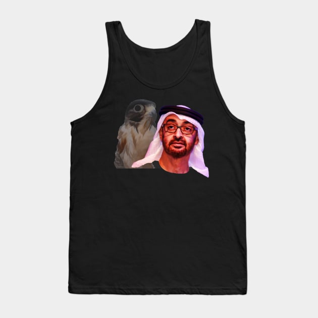 Bu Khaled (Mohamed bin Zayed Al Nahyan) Tank Top by omardakhane